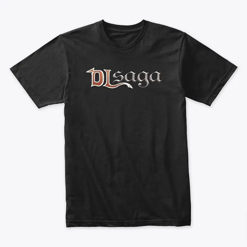 Horizontal DLSaga Logo'd Merch